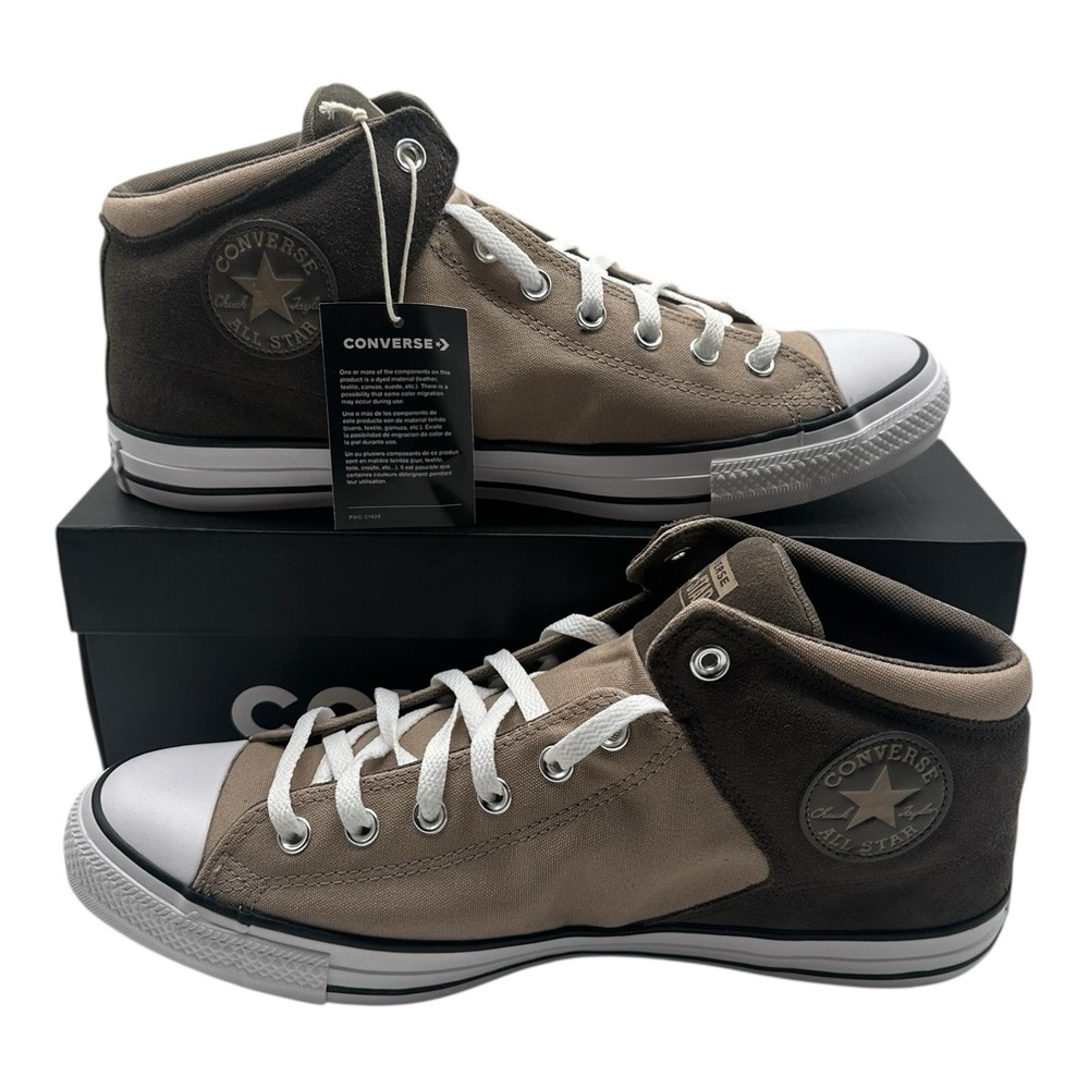 Converse CTAS High Street Mid Shoes Mens Size‎ 11 Vintage Cargo/Truffle A11651C